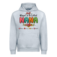 Heather Grey blessed to be called nana Urban Hoodie - MaliasSmallBusiness