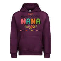 Mauve Wine blessed to be called nana Urban Hoodie - MaliasSmallBusiness