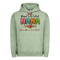 Pigment Oil Green blessed to be called nana Urban Hoodie - MaliasSmallBusiness