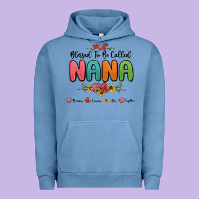 Urban Hoodie blessed to be called nana