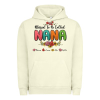 Pigment Pistachio blessed to be called nana Urban Hoodie - MaliasSmallBusiness