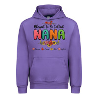 Tulip blessed to be called nana Urban Hoodie - MaliasSmallBusiness