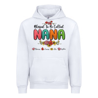 White blessed to be called nana Urban Hoodie - MaliasSmallBusiness
