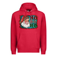 Cardinal Santa Ho Ho Ho Premium Hoodie - RanaPortraitStore