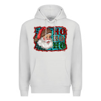 Dove Grey Santa Ho Ho Ho Premium Hoodie - RanaPortraitStore