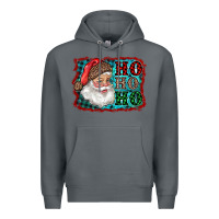 Rock Santa Ho Ho Ho Premium Hoodie - RanaPortraitStore