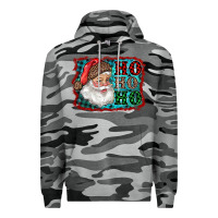 Slate Camo Santa Ho Ho Ho Premium Hoodie - RanaPortraitStore