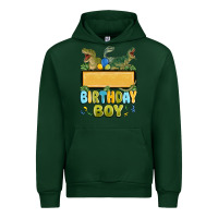 Forest Green customized dinosaur birthday boy Urban Hoodie - MaliasSmallBusiness