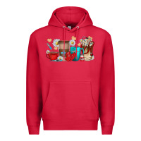 Cardinal Nurse coffee cups Premium Hoodie - texasbilliewilder