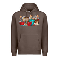 Coffee Nurse coffee cups Premium Hoodie - texasbilliewilder