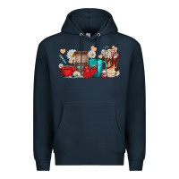 Navy Nurse coffee cups Premium Hoodie - texasbilliewilder