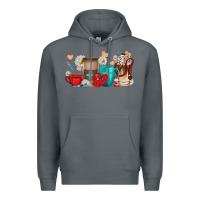 Rock Nurse coffee cups Premium Hoodie - texasbilliewilder