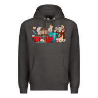 Smoke Nurse coffee cups Premium Hoodie - texasbilliewilder