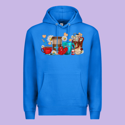 Premium Hoodie Nurse coffee cups