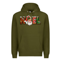 Army Green Western Noel Santa Claus Premium Hoodie - RanaPortraitStore