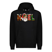 Black Western Noel Santa Claus Premium Hoodie - RanaPortraitStore