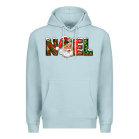 Blue Mist Western Noel Santa Claus Premium Hoodie - RanaPortraitStore