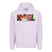 Lilac Western Noel Santa Claus Premium Hoodie - RanaPortraitStore
