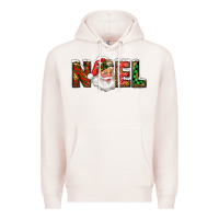 Pale Pink Western Noel Santa Claus Premium Hoodie - RanaPortraitStore