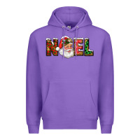 Purple Western Noel Santa Claus Premium Hoodie - RanaPortraitStore