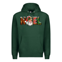 Sports Green Western Noel Santa Claus Premium Hoodie - RanaPortraitStore