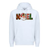 White Western Noel Santa Claus Premium Hoodie - RanaPortraitStore