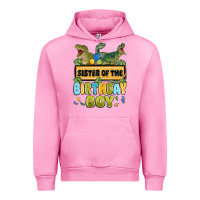 Fuchsia Pink sister of the birthday boy Urban Hoodie - MaliasSmallBusiness