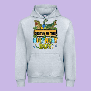 Sister Of The Birthday Boy Urban Hoodie Designed By Maliassmallbusiness