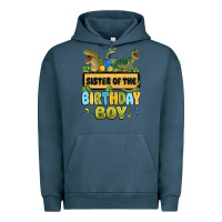 Pigment Midnight Navy sister of the birthday boy Urban Hoodie - MaliasSmallBusiness