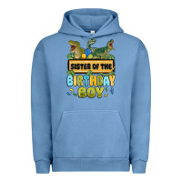 Pigment Pebble Blue sister of the birthday boy Urban Hoodie - MaliasSmallBusiness