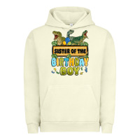 Pigment Pistachio sister of the birthday boy Urban Hoodie - MaliasSmallBusiness