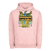 Pigment Salmon sister of the birthday boy Urban Hoodie - MaliasSmallBusiness