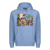 Colony Blue coffee then cows Premium Hoodie - texasbilliewilder