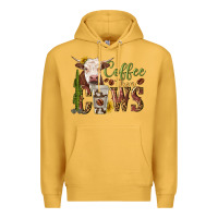 Mustard coffee then cows Premium Hoodie - texasbilliewilder