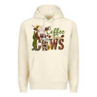 Sandshell coffee then cows Premium Hoodie - texasbilliewilder