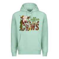 Seafoam coffee then cows Premium Hoodie - texasbilliewilder