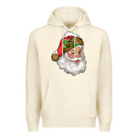 Sandshell Santa Claus With Snow Premium Hoodie - RanaPortraitStore