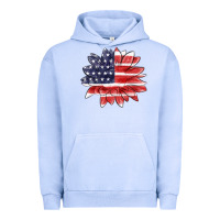 Pigment Grape Ice american flag sunflower Urban Hoodie - MaliasSmallBusiness