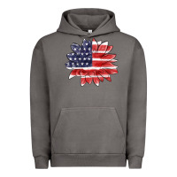Pigment Tornado american flag sunflower Urban Hoodie - MaliasSmallBusiness