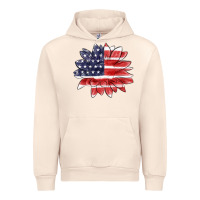 Sandshell american flag sunflower Urban Hoodie - MaliasSmallBusiness