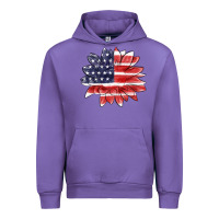 Tulip american flag sunflower Urban Hoodie - MaliasSmallBusiness