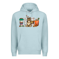Blue Mist collie dog coffee cups Premium Hoodie - texasbilliewilder