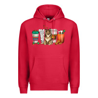 Cardinal collie dog coffee cups Premium Hoodie - texasbilliewilder
