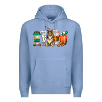 Colony Blue collie dog coffee cups Premium Hoodie - texasbilliewilder