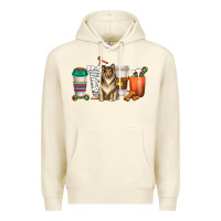 Sandshell collie dog coffee cups Premium Hoodie - texasbilliewilder