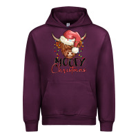 Mauve Wine mooey christmas Urban Hoodie - MaliasSmallBusiness