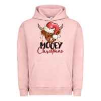 Pigment Salmon mooey christmas Urban Hoodie - MaliasSmallBusiness