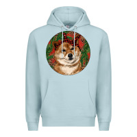 Blue Mist Shiba Inu Christmas Premium Hoodie - RanaPortraitStore