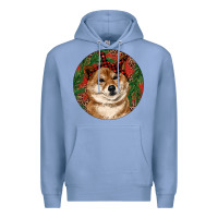 Colony Blue Shiba Inu Christmas Premium Hoodie - RanaPortraitStore