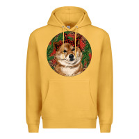 Mustard Shiba Inu Christmas Premium Hoodie - RanaPortraitStore